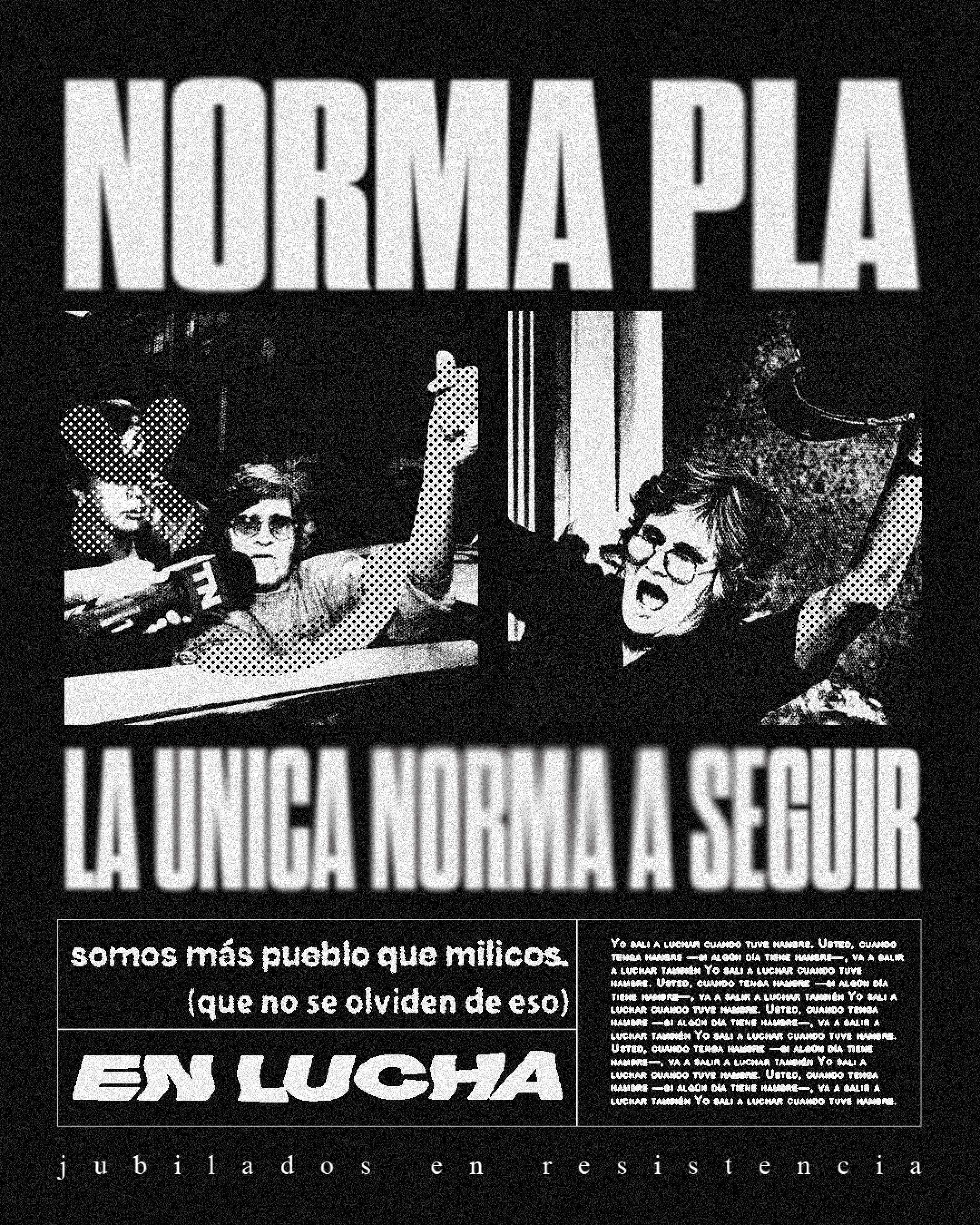 Norma Pla — en lucha